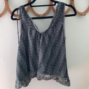 Gray freepeople float tank top (NEW w/o tags)
